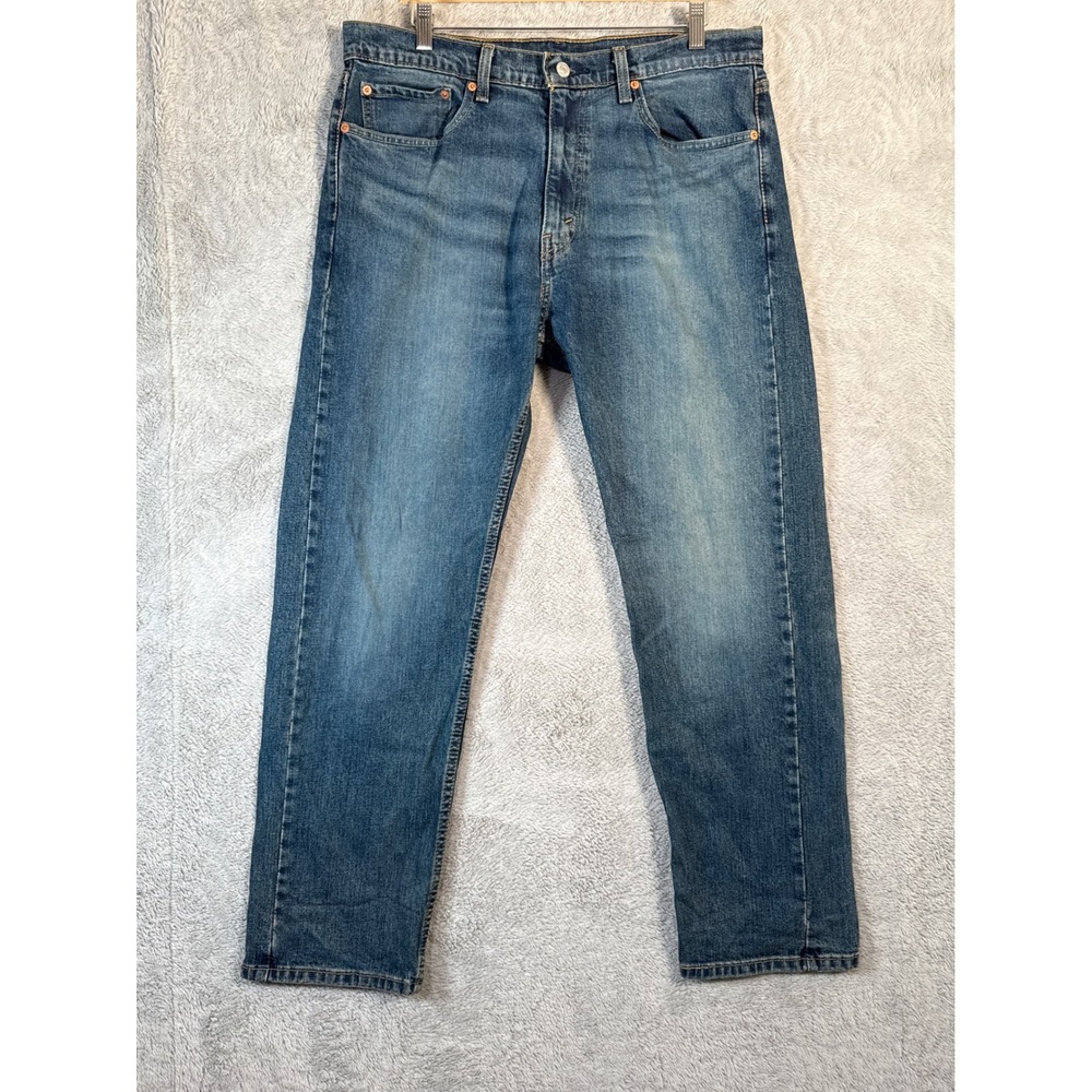 Levi's 505 Regular Fit Jeans W36 L30 Blue Denim Classic 1985 Menswear Chore Work